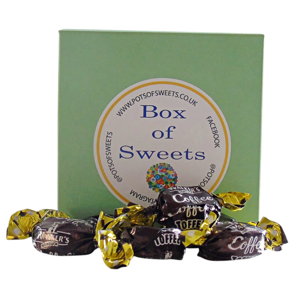 300g Square Box of Walkers Coffee Toffee Sweets