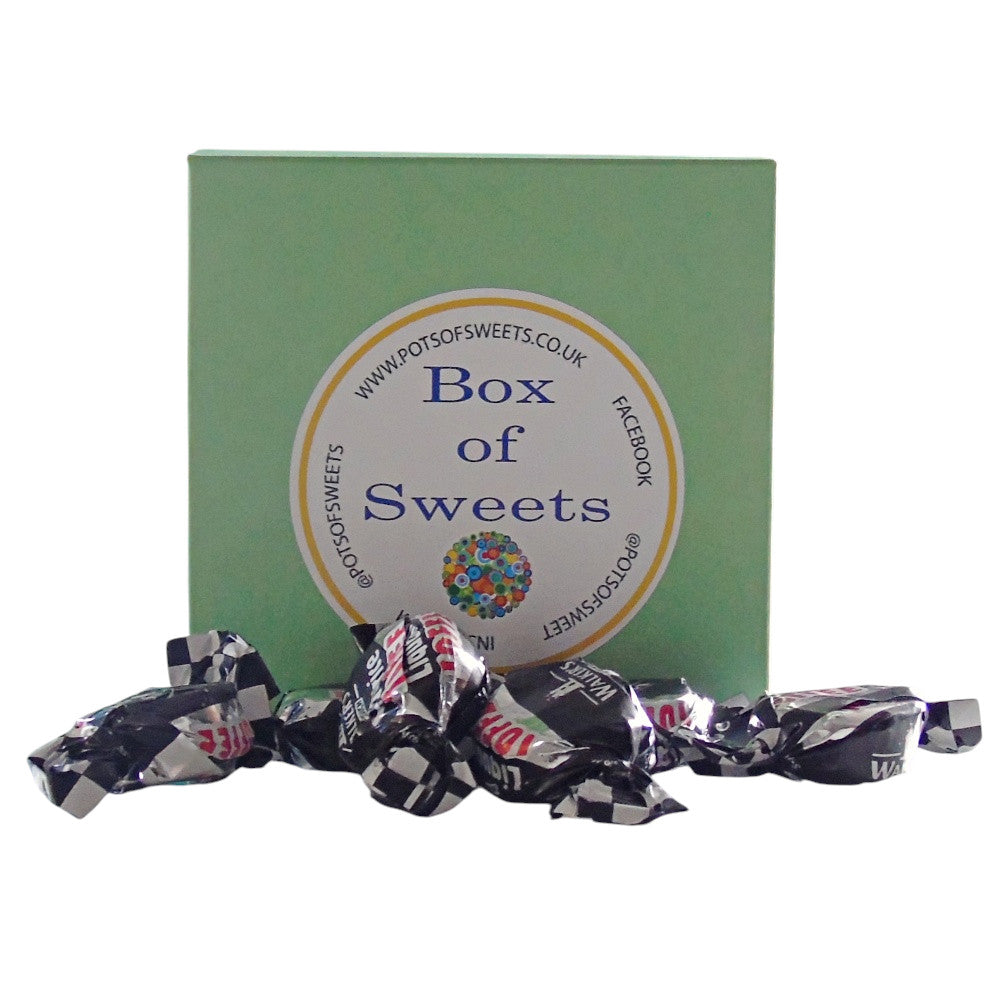 300g Square Box of Walkers Liquorice Toffee