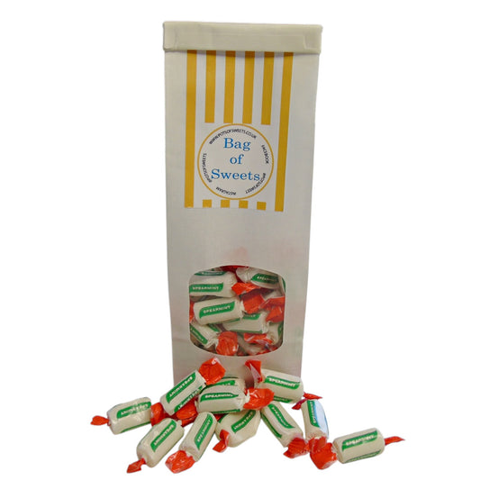 300-g-Beutel mit zuckerfreien Spearmint-Kaubonbons von Stockleys