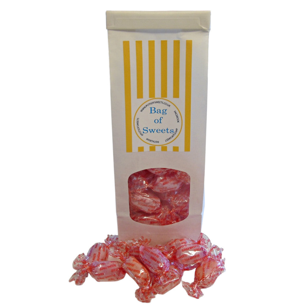 Sachet de 300 g de bonbons sorbets aux fraises sans sucre