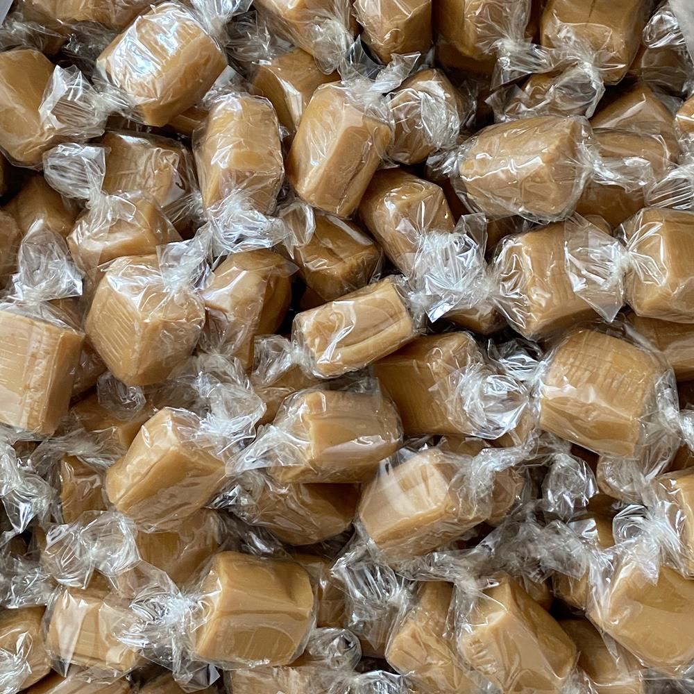 350g Rectangular Patterned Box of Bristows Clotted Cream Fudge