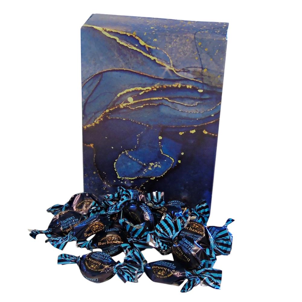 350g Rectangular Box of Buchanans Milk Chocolate Caramel Toffees