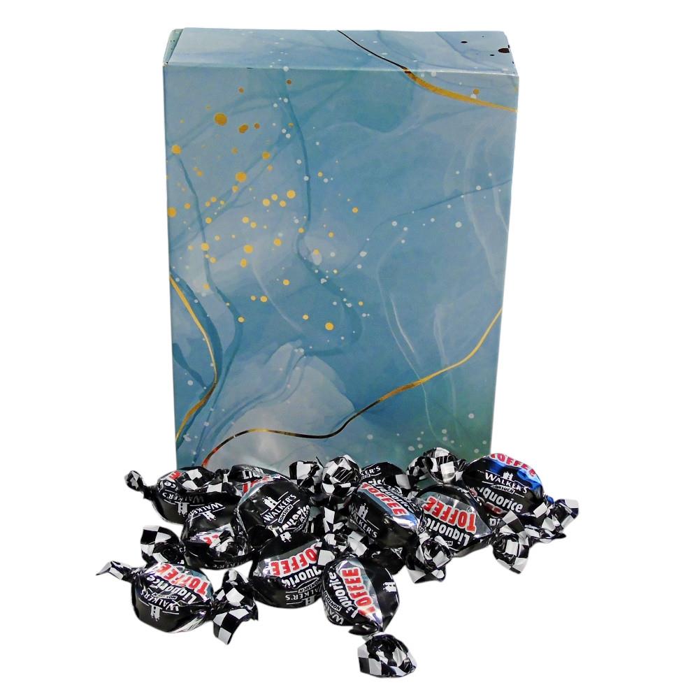 350g Rectangular Box of Walkers Liquorice Toffee