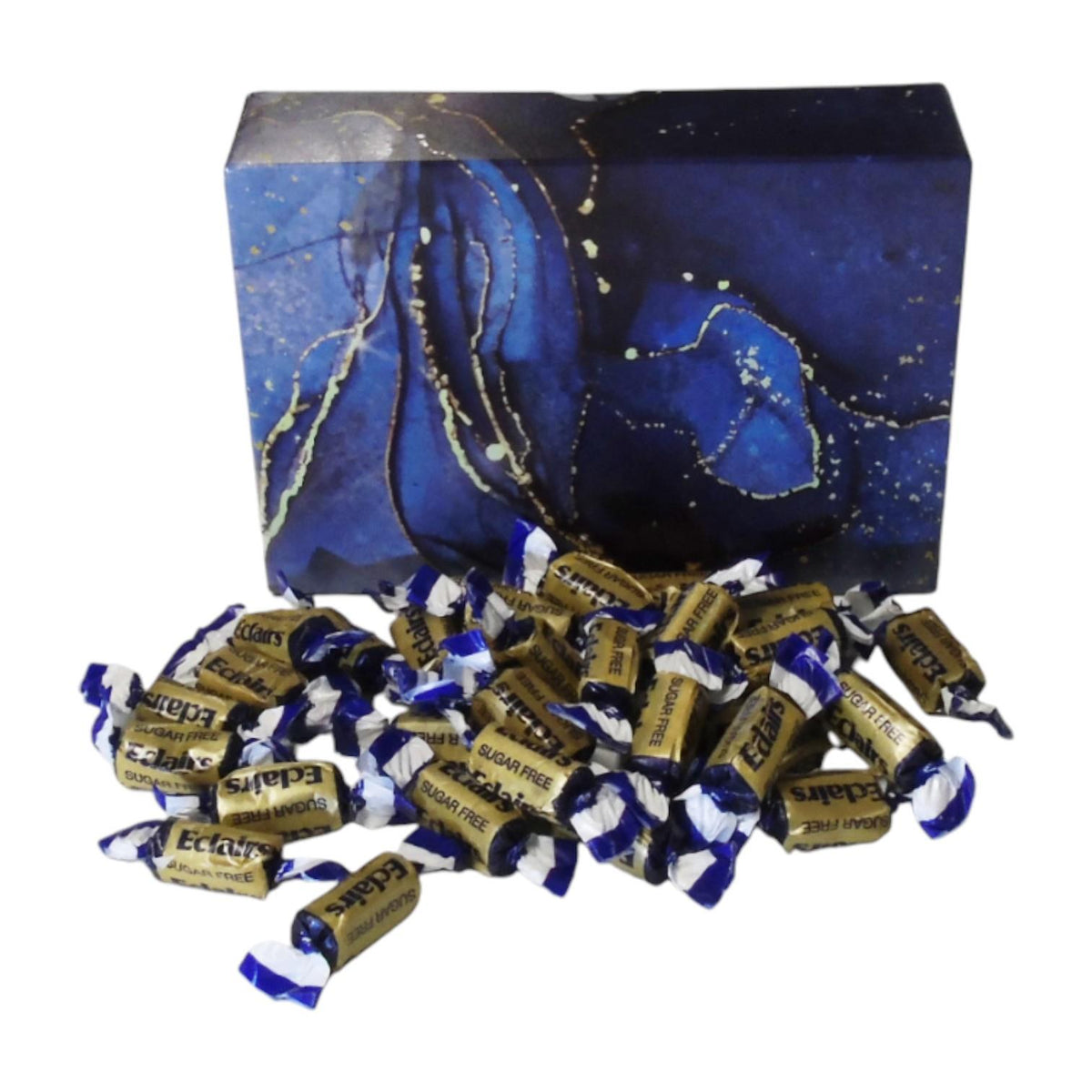 350g Rectangular Box of Sugar Free Chocolate Eclairs
