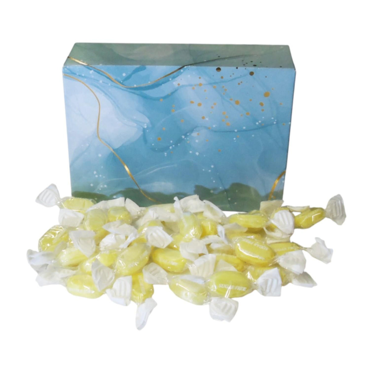 350g Rectangular Box of Sugar Free Sherbet Lemons