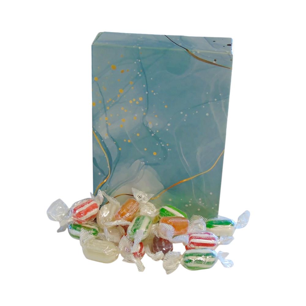 350g Rectangular Box of Buchanans Winter Mix Hard Boiled Sweets