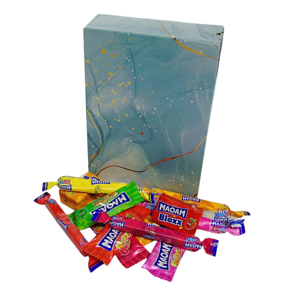 350g Rectangular Box of Maoam Joystix, Bloxs, Strips Fruit Chews Sweets