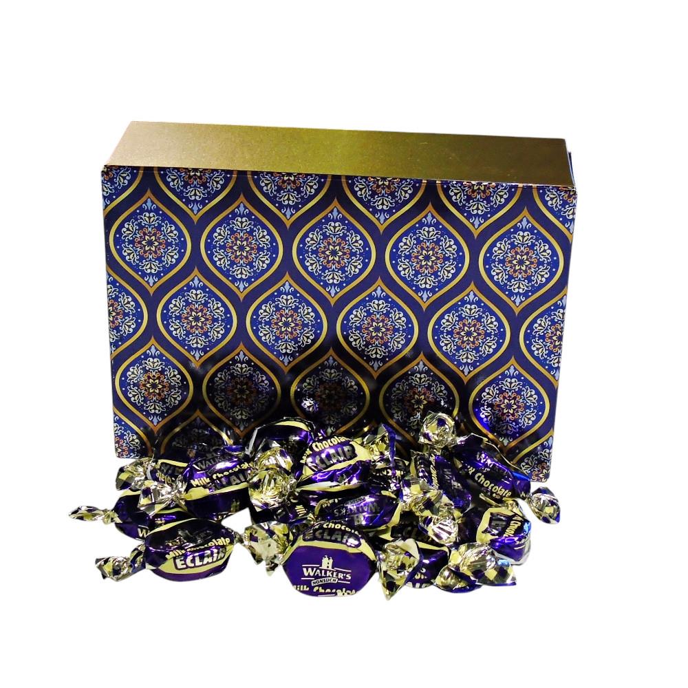 350g Rectangular Box of Walkers Milk Chocolate Eclairs