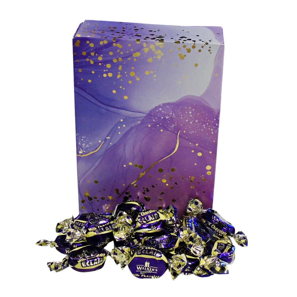 350g Rectangular Box of Walkers Milk Chocolate Eclairs