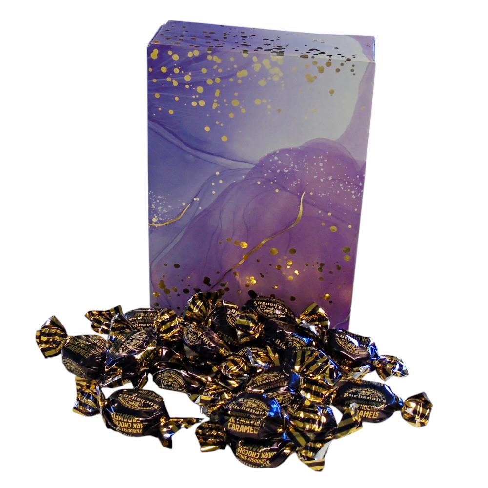350g Rectangular Box of Buchanans Chocolate Caramel Toffees