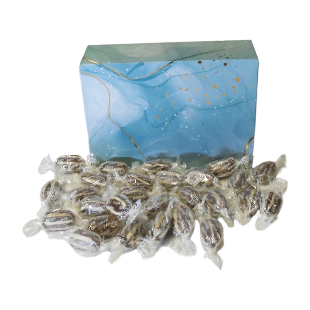 350g Rectangular Box of Sugar Free Mint Humbugs