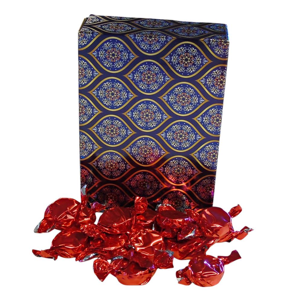 350g Rectangular Box of Buchanans Raspberry Caramel Toffee