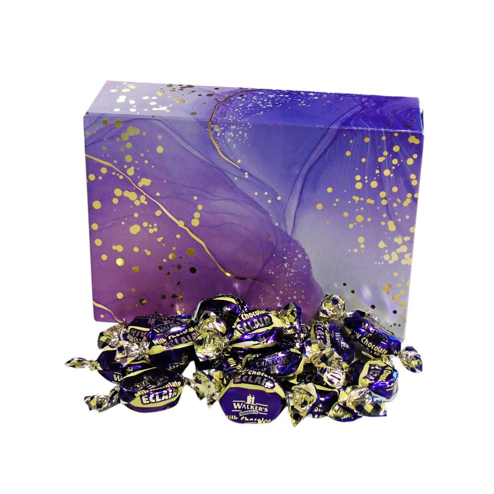 350g Rectangular Box of Walkers Milk Chocolate Eclairs