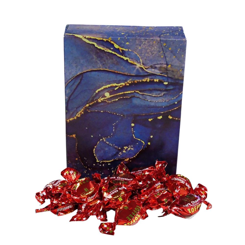 350g Rectangular Box of Walkers Dark Chocolate Toffee