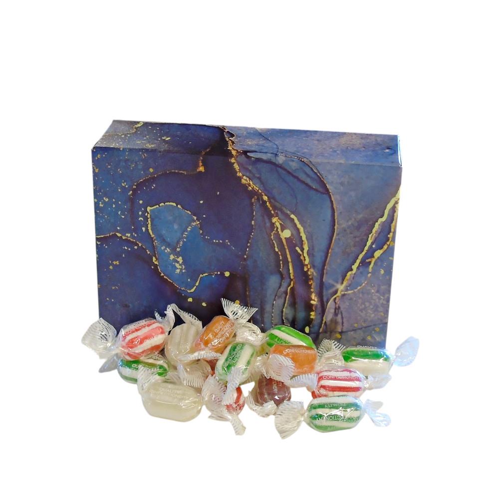 350g Rectangular Box of Buchanans Winter Mix Hard Boiled Sweets