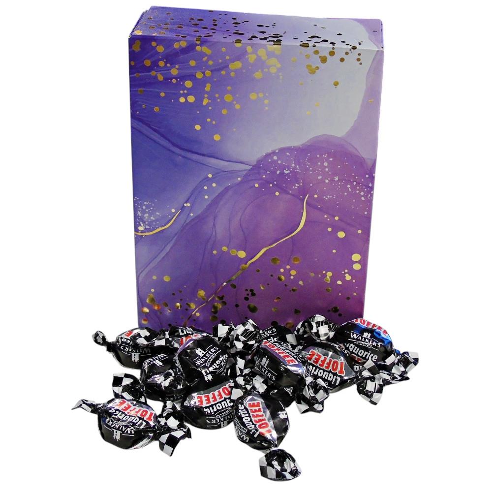 350g Rectangular Box of Walkers Liquorice Toffee