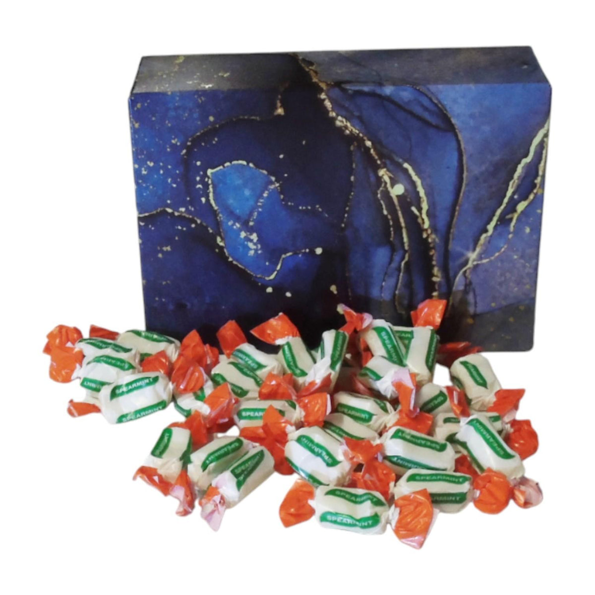 350g Rectangular Box of Sugar Free Spearmint Chews