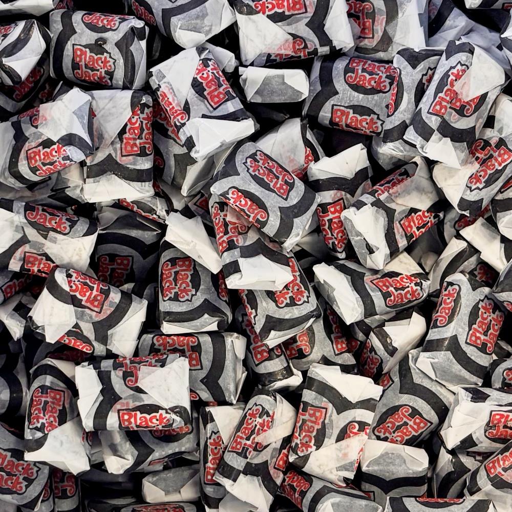 250g Pouch of Black Jacks Sweets