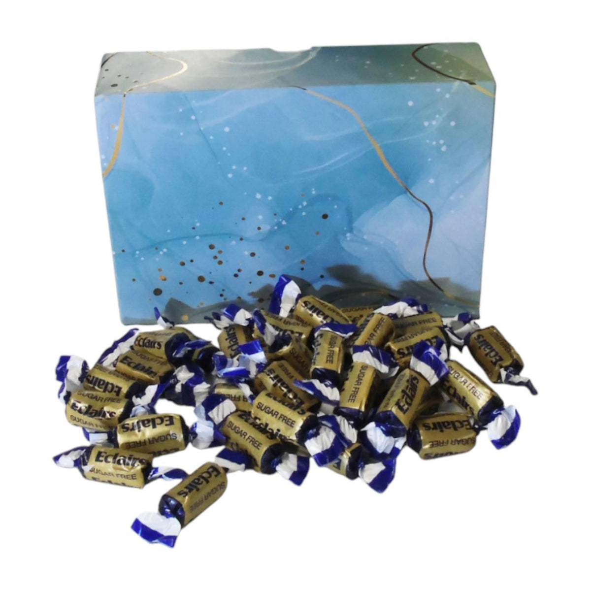 350g Rectangular Box of Sugar Free Chocolate Eclairs