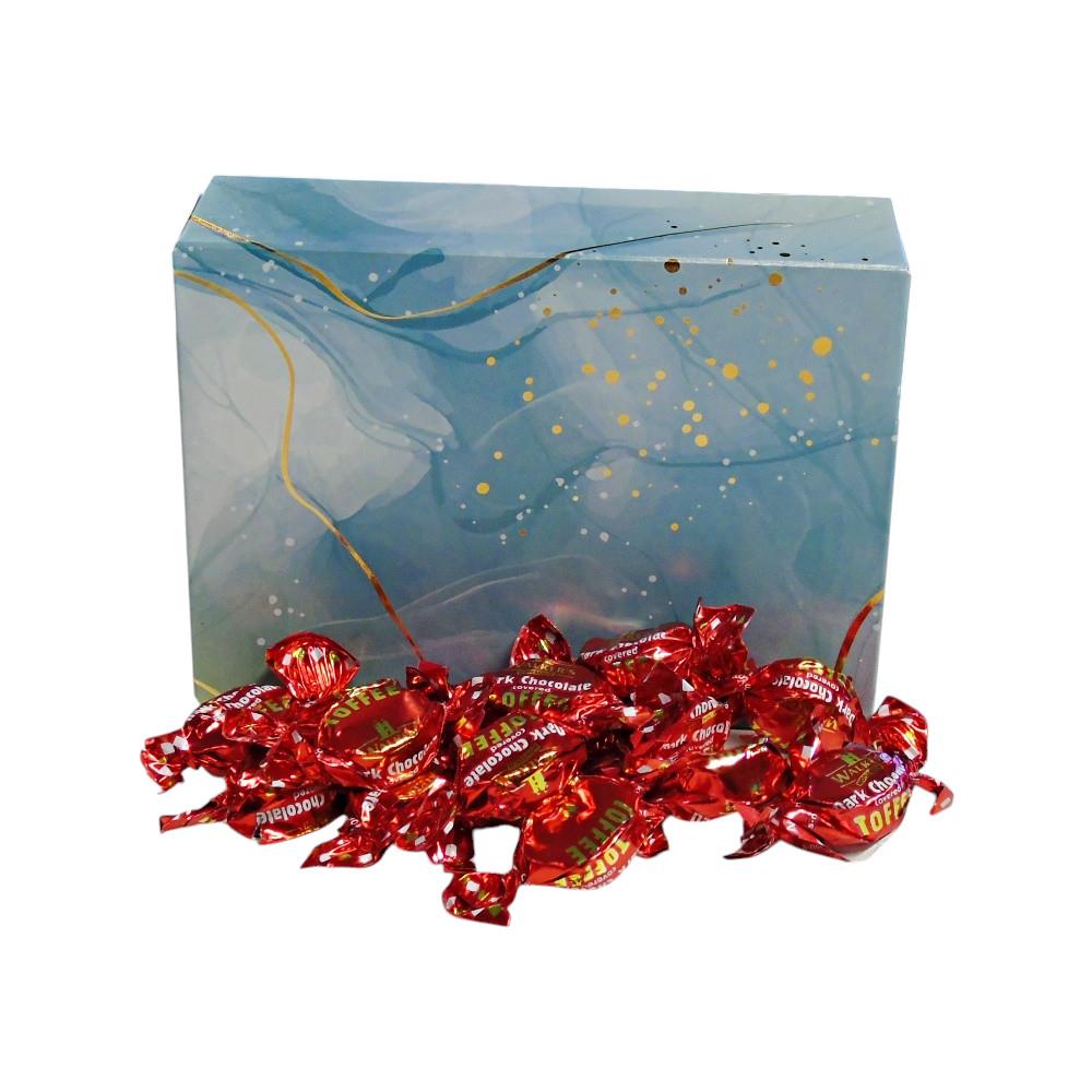350g Rectangular Box of Walkers Dark Chocolate Toffee