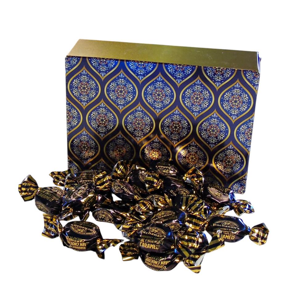 350g Rectangular Box of Buchanans Chocolate Caramel Toffees