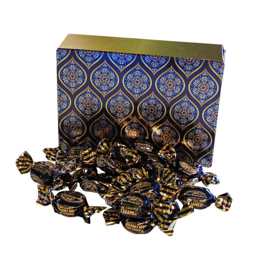 350g Rectangular Box of Buchanans Chocolate Caramel Toffees