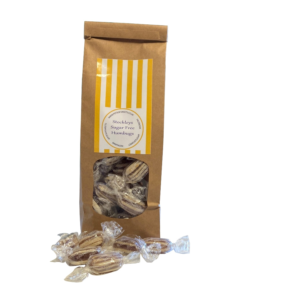 300g Bag of Stockleys Sugar Free Mint Humbugs