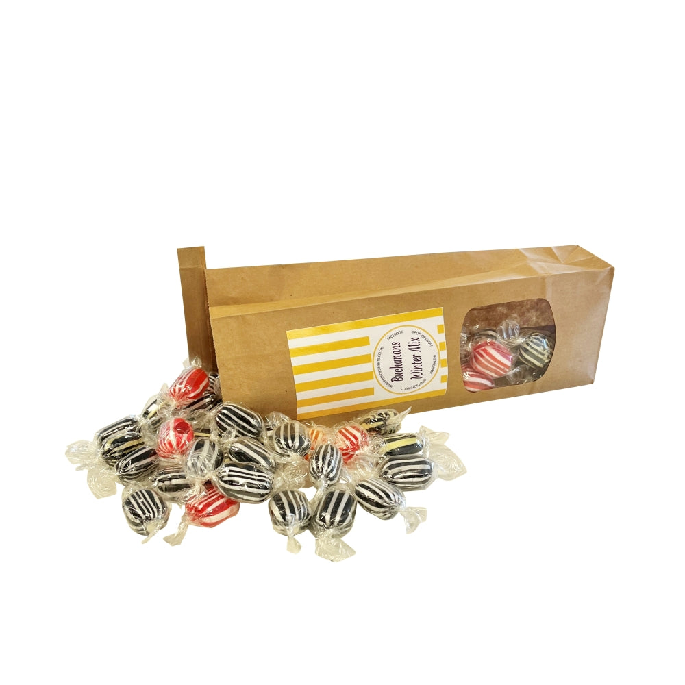 300g Bag of Buchanans Winter Mix Hard Boiled Sweets