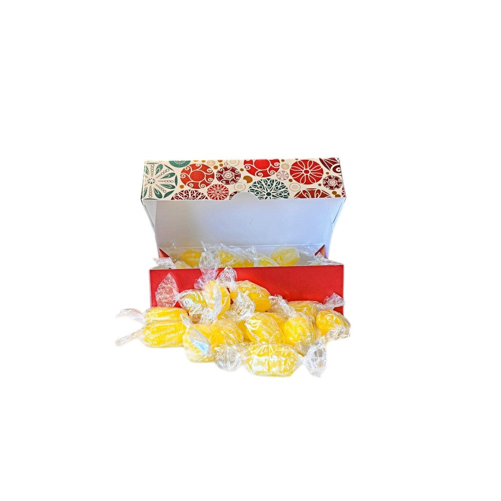 250g Rectangular Box Pattern of Sugar Free Sherbet Lemons