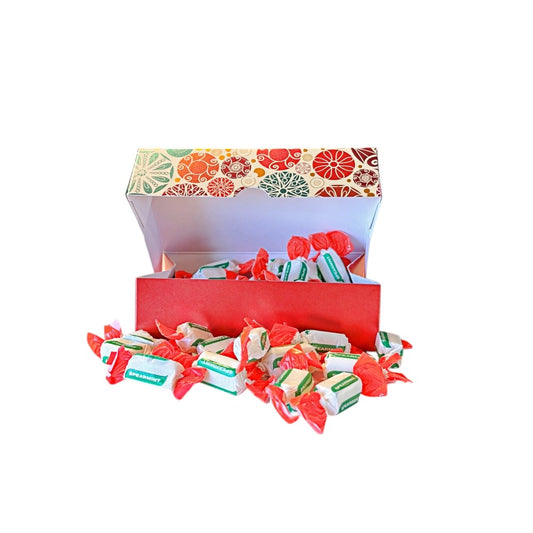 250g Rectangular Box Pattern of Sugar Free Spearmint Chews