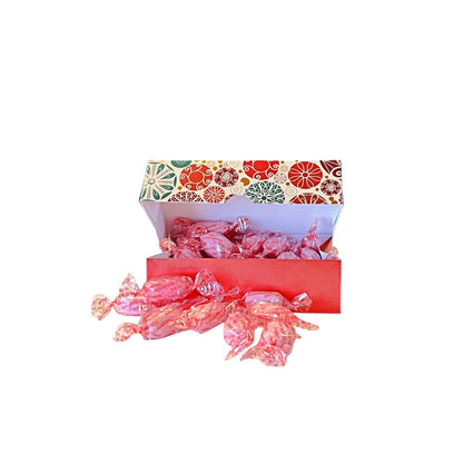 250g Rectangular Box Pattern of Sugar Free Strawberry Sherbets Sweets