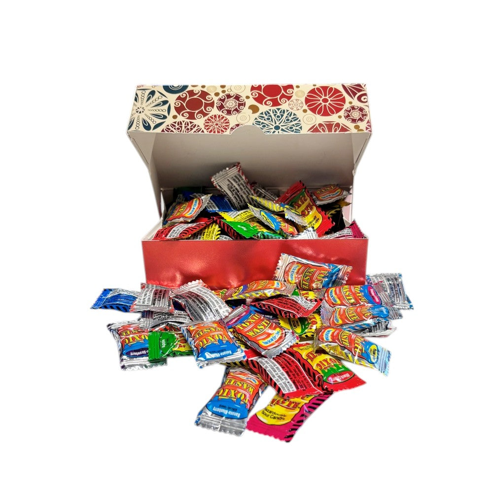 250g Rectangular Box Pattern of Toxic Waste and Nuclear Waste Super Sour Sweet Mix