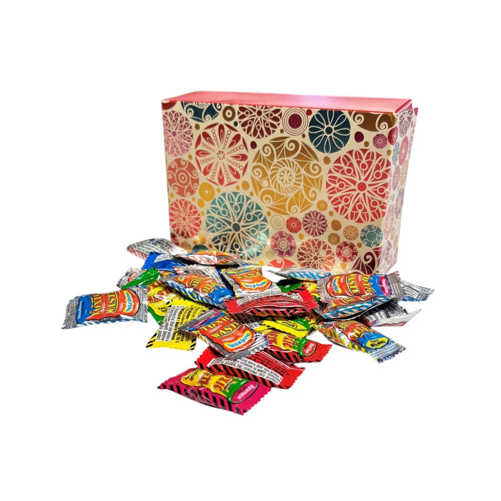 250g Rectangular Box Pattern of Toxic Waste and Nuclear Waste Super Sour Sweet Mix