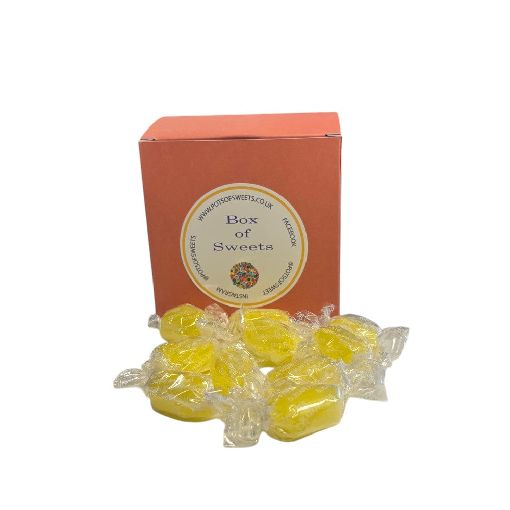 300g Square Box of Sherbet Lemon Sweets
