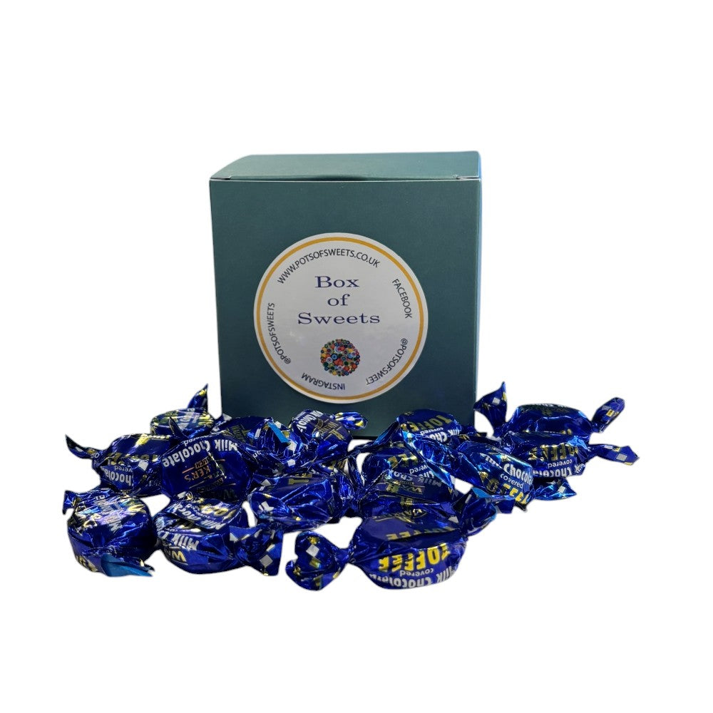 300g Square Box of Walkers Milk Chocolate Toffee