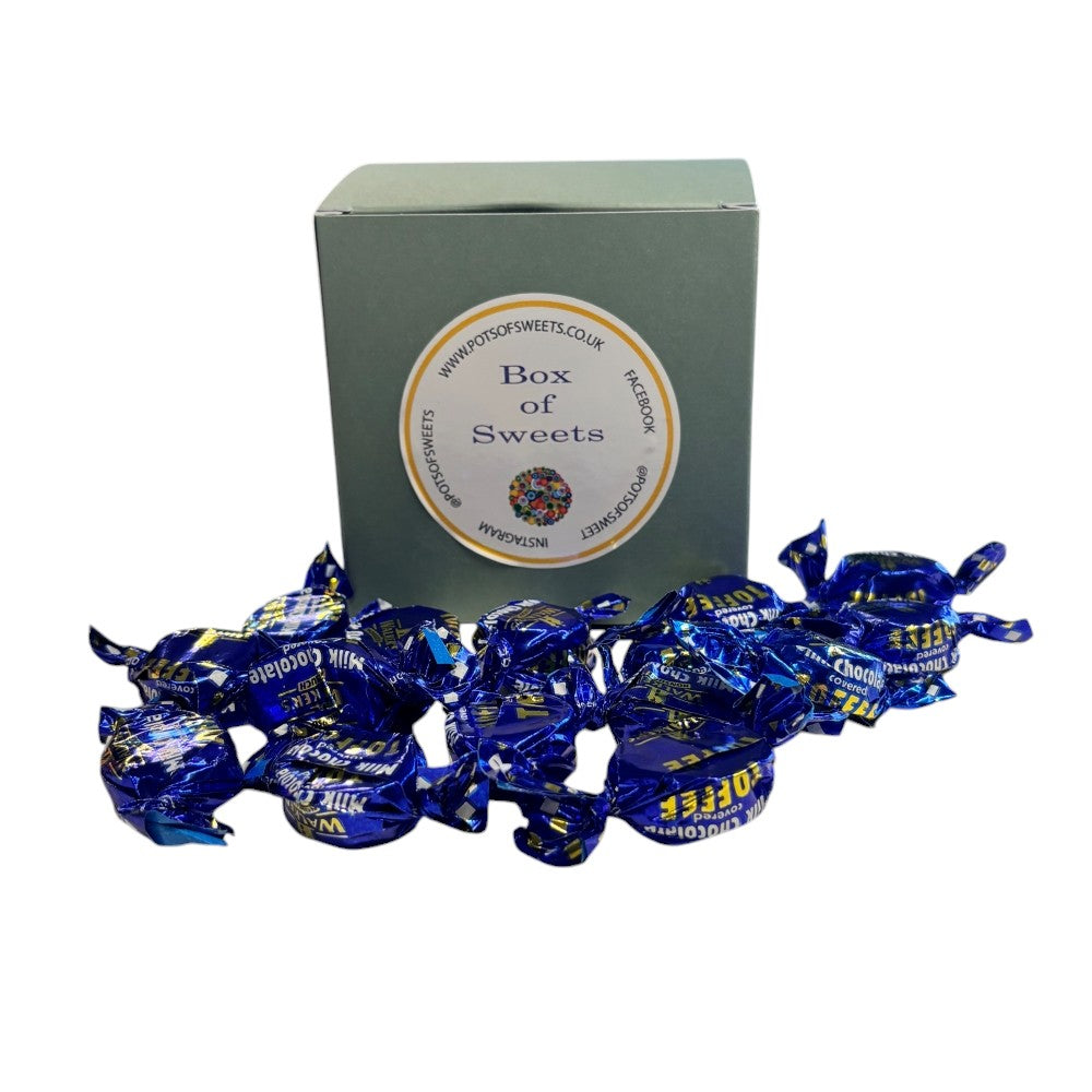 300g Square Box of Walkers Milk Chocolate Toffee
