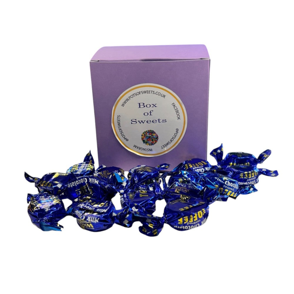 300g Square Box of Walkers Milk Chocolate Toffee