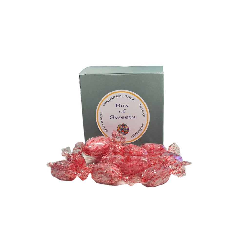 300g Square Box of Sugar Free Strawberry Sherbets Sweets