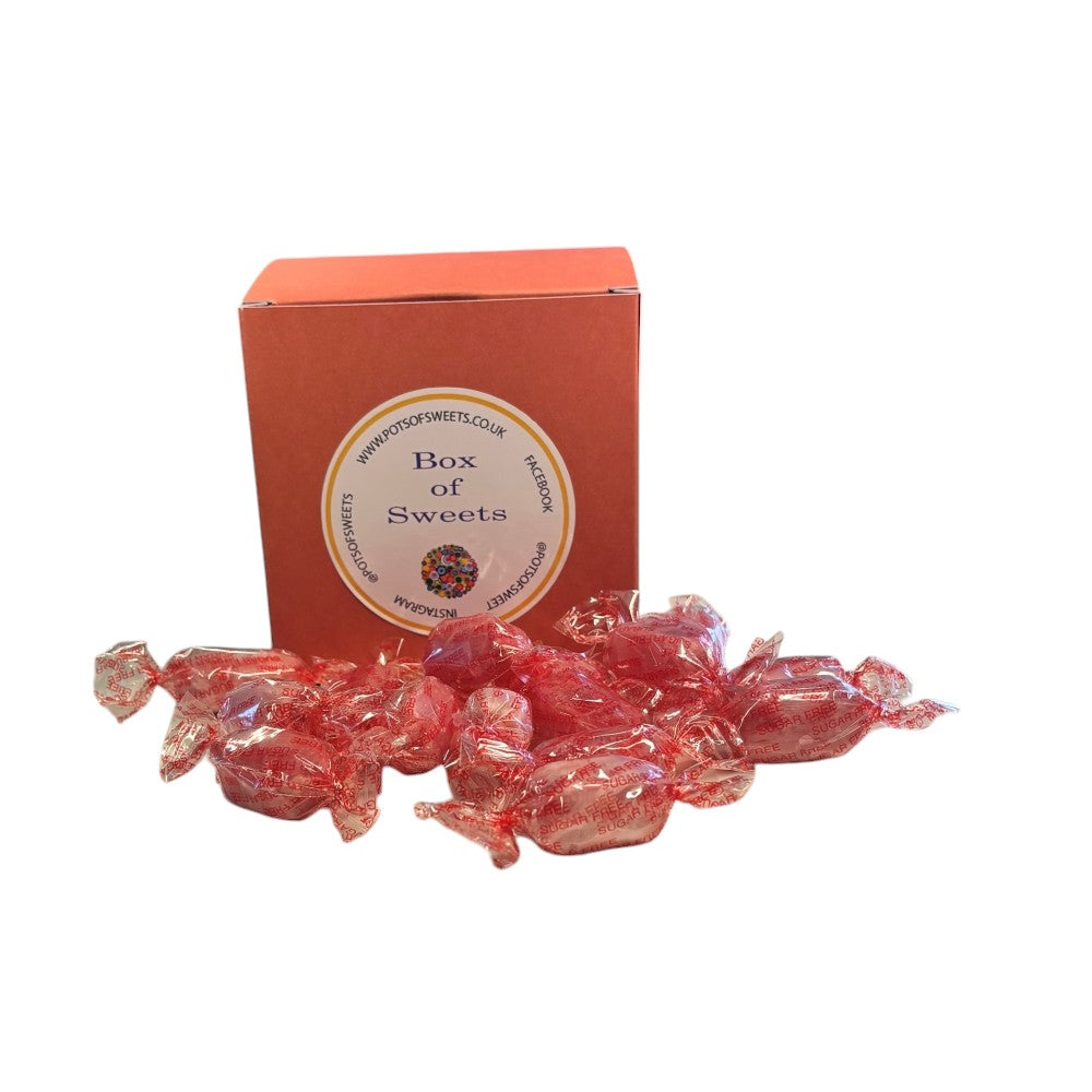 300g Square Box of Sugar Free Strawberry Sherbets Sweets