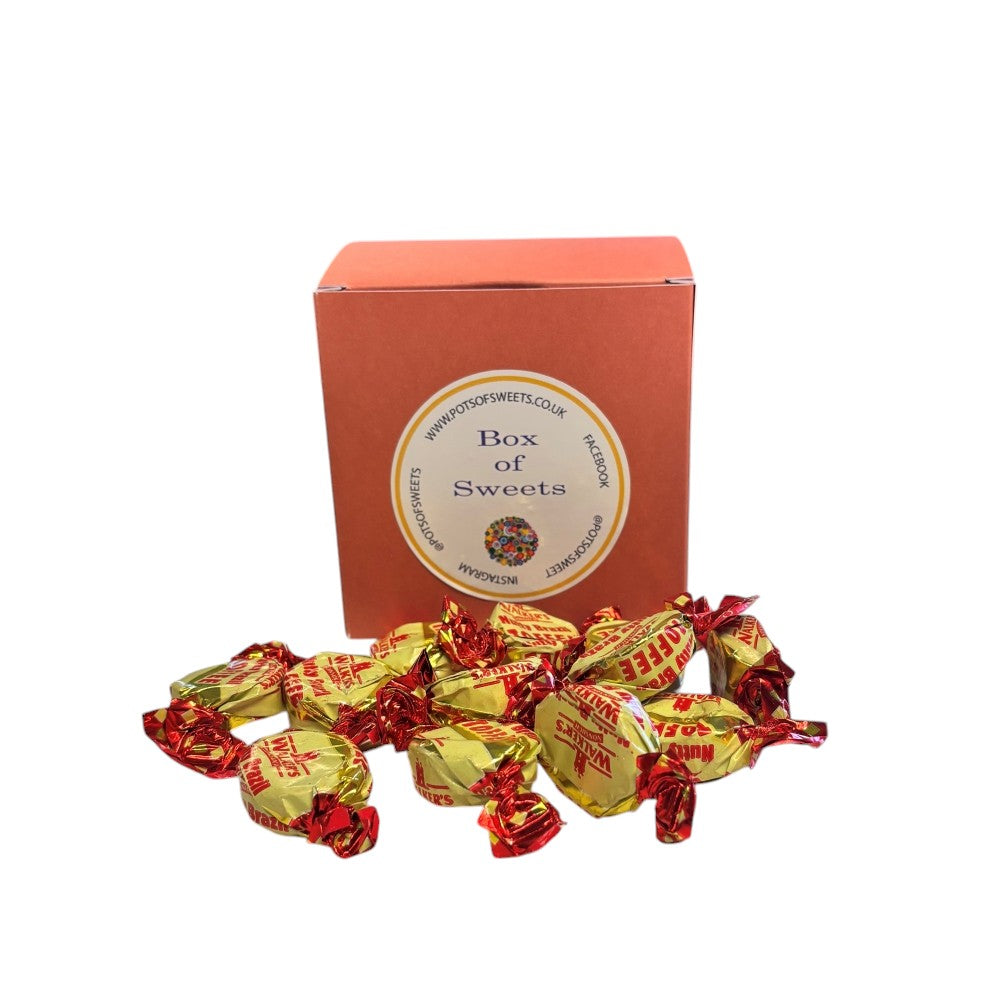 300g Square Box of Walker Nutty Brazil Toffee