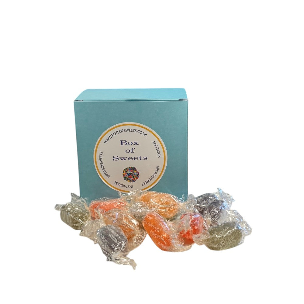 300g Square Box of Sugar Free Fruit Drops