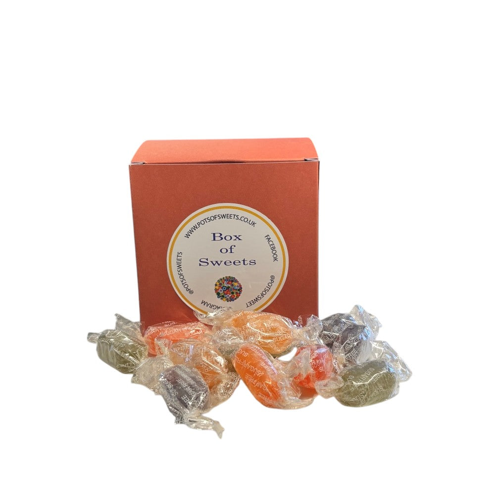 300g Square Box of Sugar Free Fruit Drops