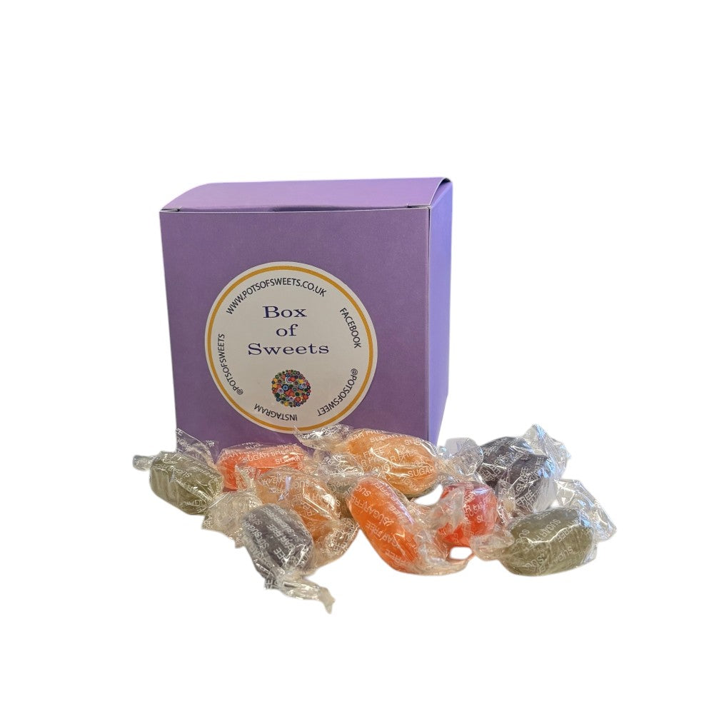 300g Square Box of Sugar Free Fruit Drops