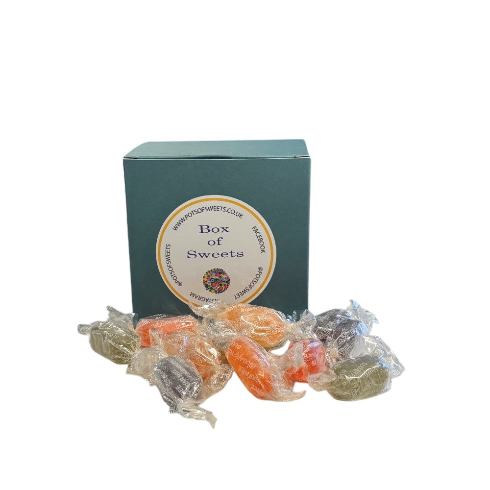 300g Square Box of Sugar Free Fruit Drops