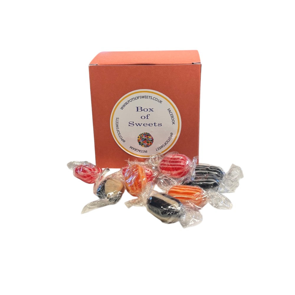 300g Square Box Buchanans Winter Mix Hard Boiled Sweets