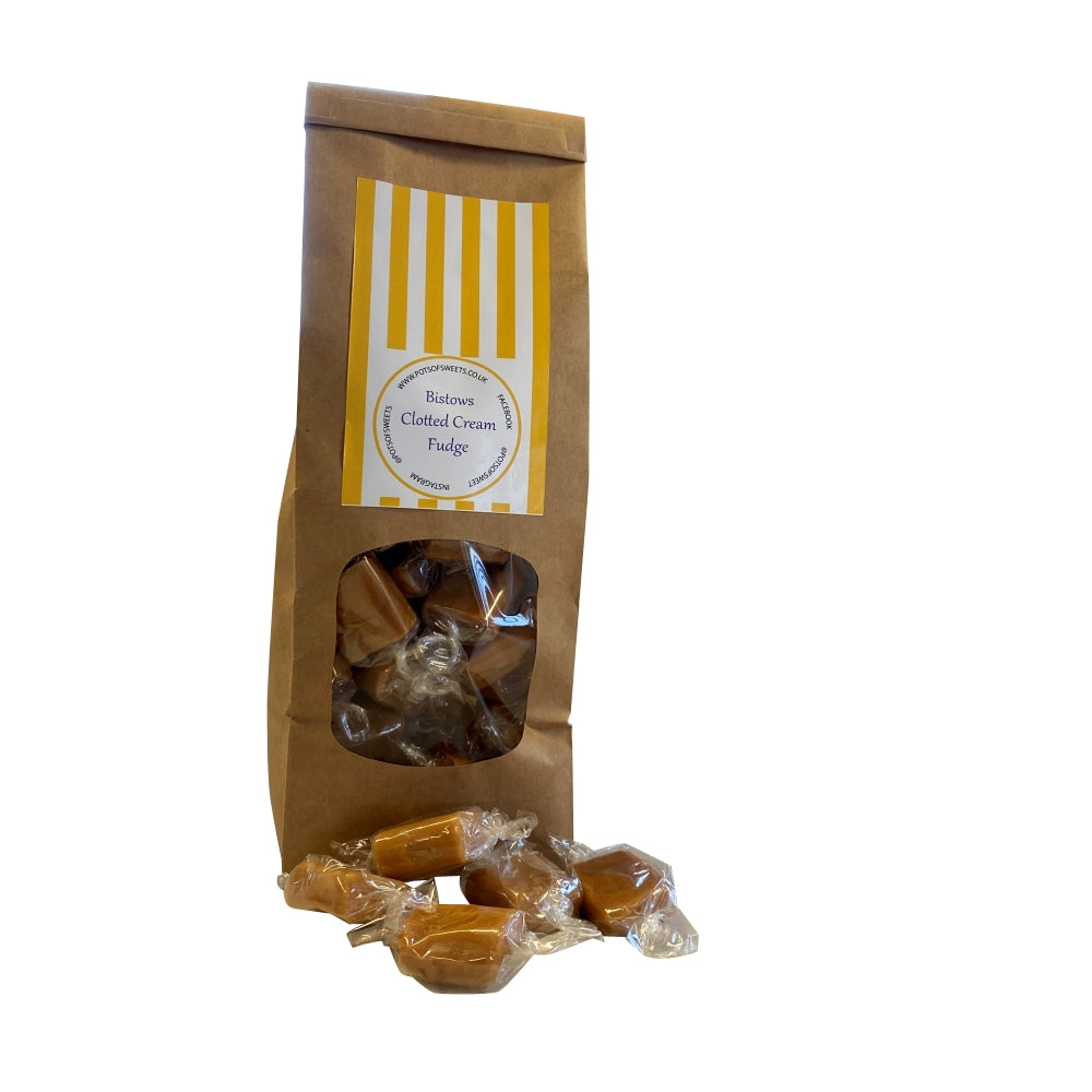300g Bag of Bristows Clotted Cream Fudge