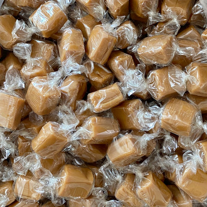 300g Square Box of Bristows Salted Caramel Fudge