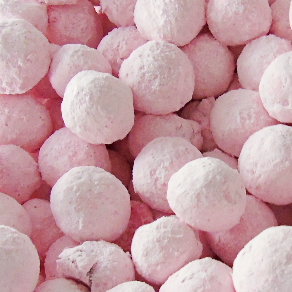 300g Tin Tie Bag of Bristows Strawberry Bon Bons
