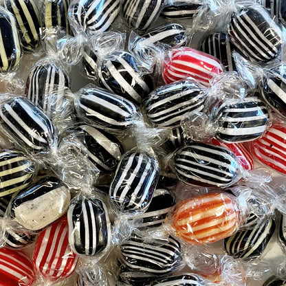 300g Square Window Star Pattern Box of Buchanans Winter Mix Hard Boiled Sweets