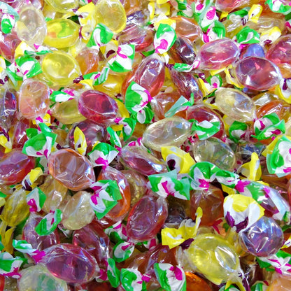 300g Square Window Star Pattern Box of Hard Boiled Fruit Drop Sweet